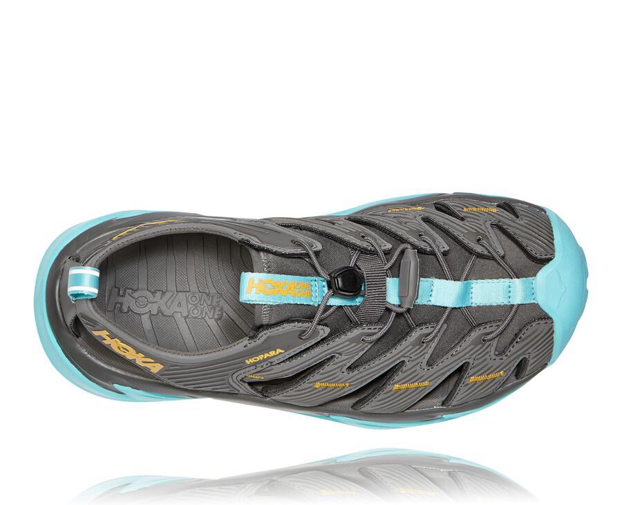 Hoka One One Sandalen Dames - Hopara - Donkergrijs - BW5937068